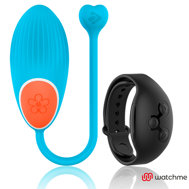 WEARWATCH - TÉLÉCOMMANDE WATCHME TECHNOLOGIE BLEU OEUF / JET - 7eme ciel