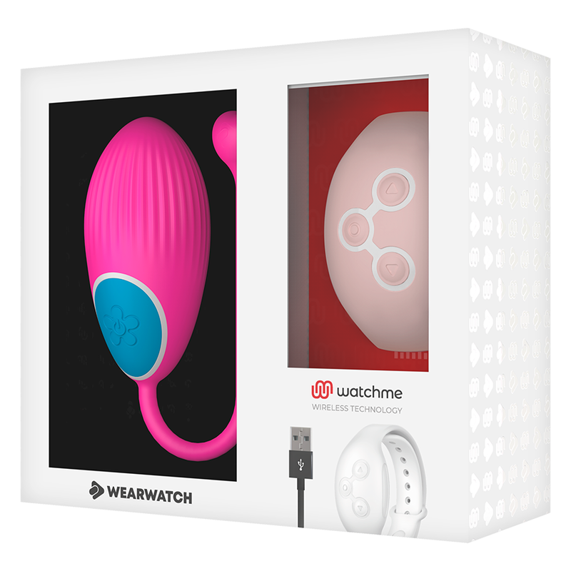 WEARWATCH - TÉLÉCOMMANDE WATCHME TECHNOLOGIE OEUF FUCHSIA / ROSE - 7eme ciel