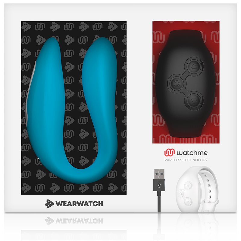 WEARWATCH - WATCHME VIBRATEUR DOUBLE TECHNOLOGIE INDIGO / JET - 7eme ciel