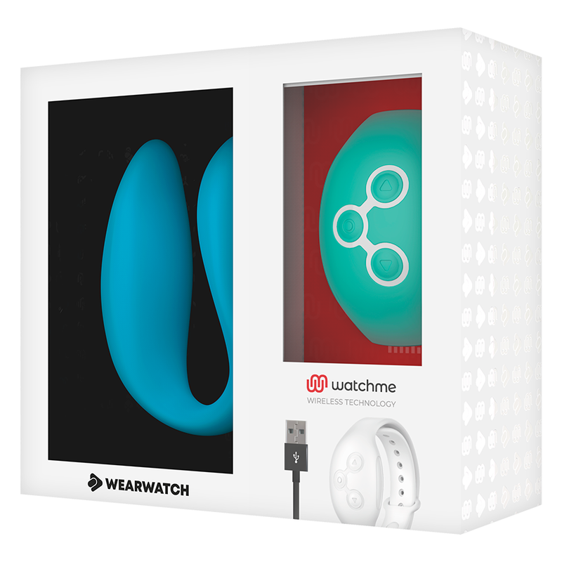WEARWATCH - VIBRATEUR WATCHME DOUBLE TECHNOLOGIE INDIGO/EAU DE MER - 7eme ciel