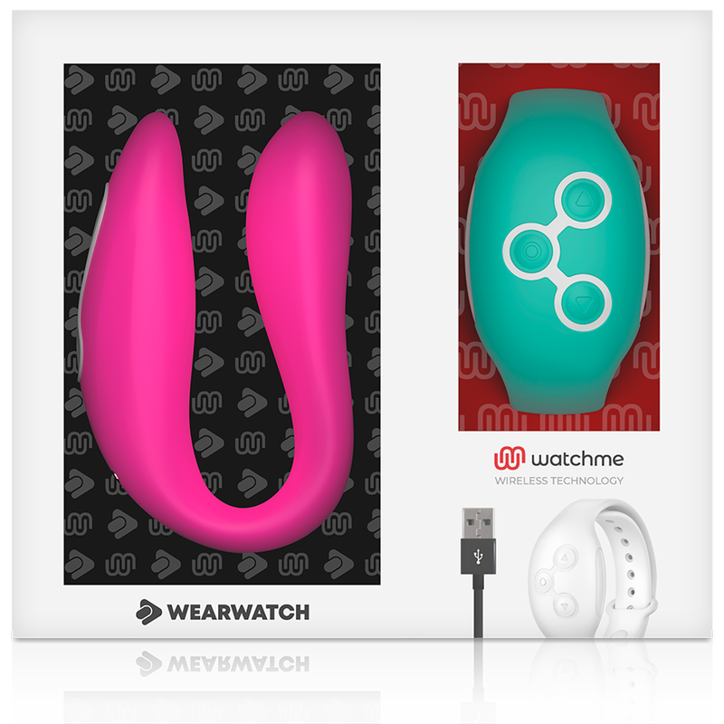 WEARWATCH - VIBRATEUR WATCHME DOUBLE TECHNOLOGIE FUCHSIA / EAU DE MER - 7eme ciel