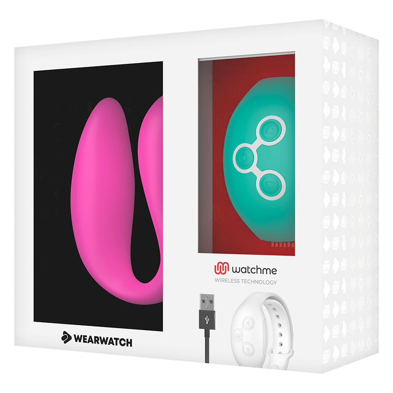 WEARWATCH - VIBRATEUR WATCHME DOUBLE TECHNOLOGIE FUCHSIA / EAU DE MER - 7eme ciel