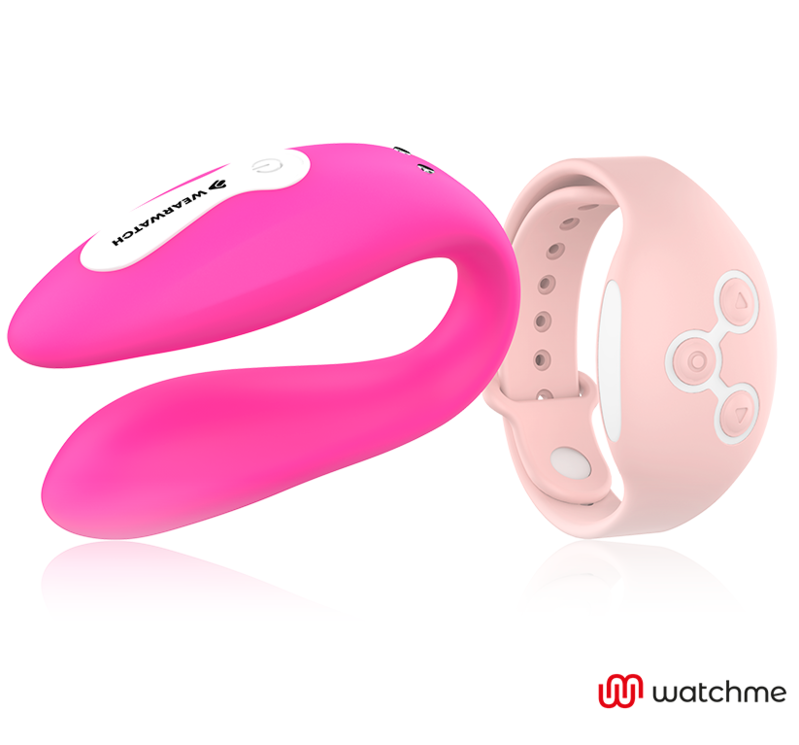 WEARWATCH - VIBRATEUR WATCHME DOUBLE TECHNOLOGIE FUCHSIA / ROSE - 7eme ciel