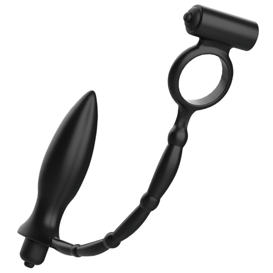 ADDICTED TOYS - PLUG ANAL AVEC ANNEAU VIBRANT - 7eme ciel