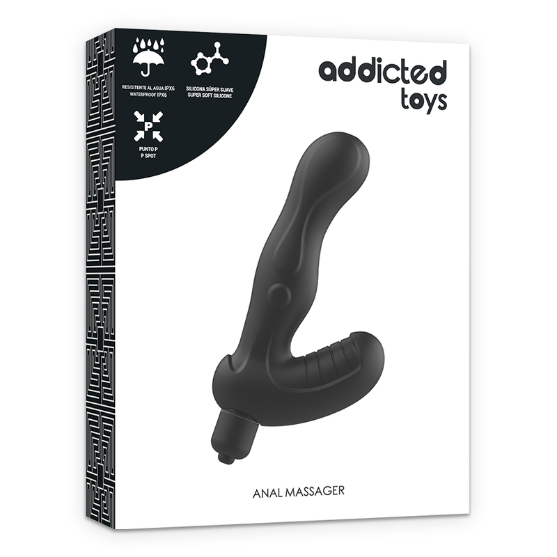 ADDICTED TOYS - STIMULATEUR ANAL DE PROSTATE EN SILICONE P-SPOT VIBE - 7eme ciel