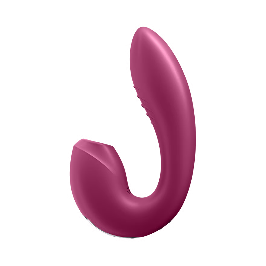 SATISFYER - APPLICATION SUNRAY STIMULATEUR ET VIBRATEUR ROUGE